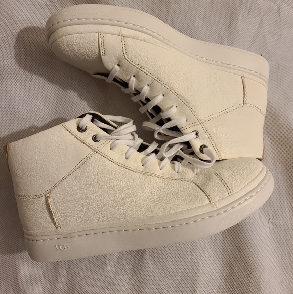 ugg men's cali lace high leather sneaker